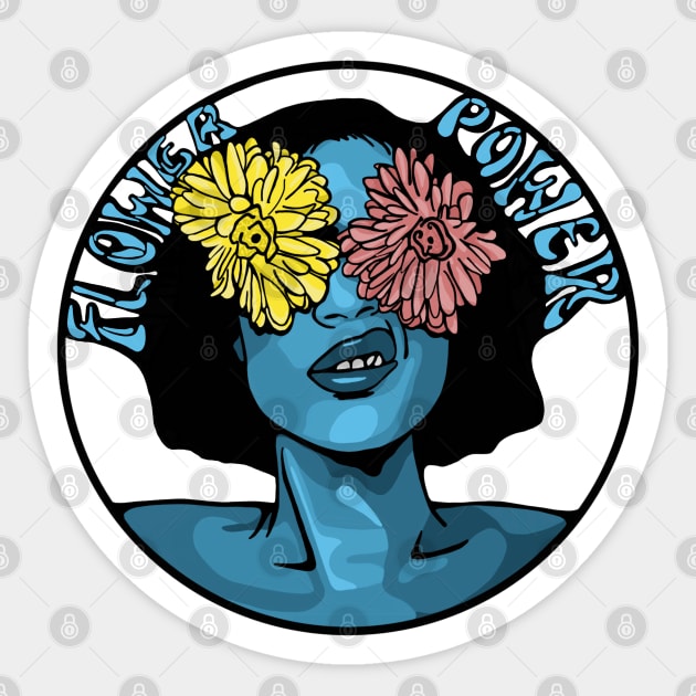 Flower Power Sticker by Slightly Unhinged